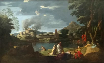Paysage avec Orphée et Eurydice